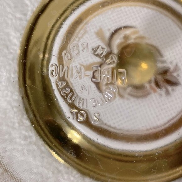 Vintage Anchor Hocking Fire King Gold Fleck Casserole & Stand Georges Briard Lid - Picture 11 of 15